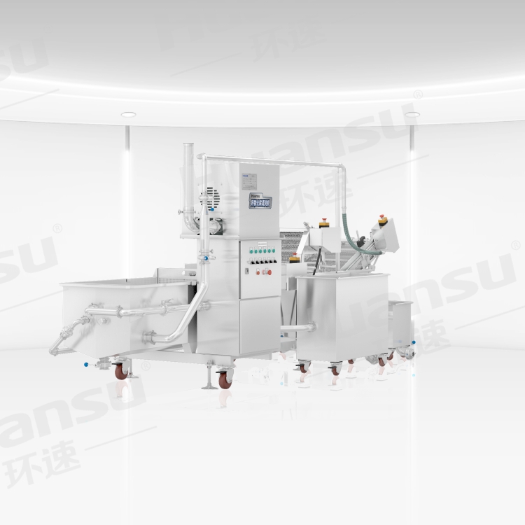 商用曝氣氣泡式洗菜機(jī)整機(jī)拆卸，清洗