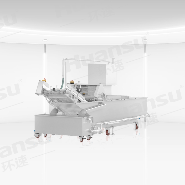 商用曝氣氣泡式洗菜機(jī)整機(jī)拆卸，清洗